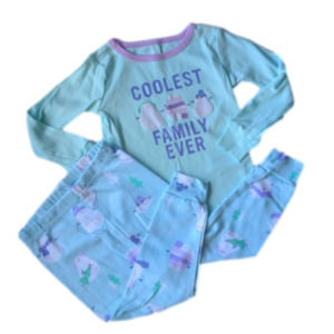The Children's Place Coolest Family Ever Snowman Baby Pajamas * 9-12M